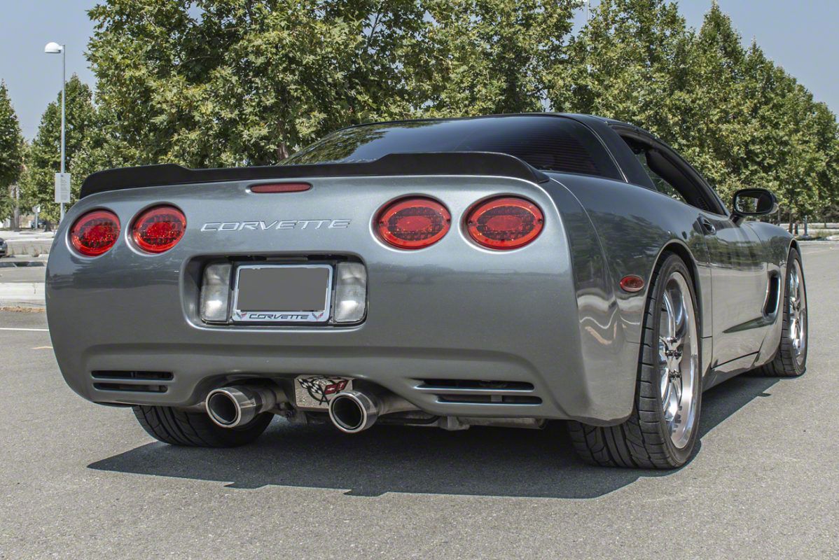 Corvette ZR1 Extended Rear Spoiler; Primer Black (97-04 Corvette C5 ...