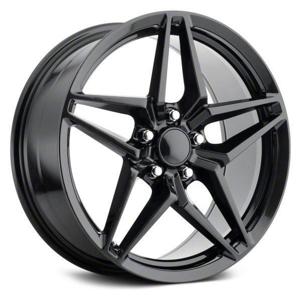 Corvette C7 Zr1 Replica Carbon Black Wheel Rear Only 19x10 05 13