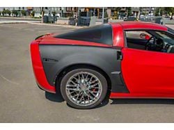 ZR1 Widebody Conversion Rear Fenders; Unpainted (05-13 Corvette C6, Excluding ZR1)