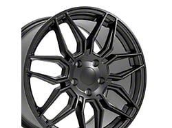 CV03C Satin Black Wheel; Rear Only; 19x10; 79mm Offset (05-13 Corvette C6 Base)