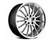 Coventry Wheels Whitley Hyper Silver with Mirror Cut Lip Wheel; 18x8.5 (21-24 Mustang Mach-E, Excluding GT)