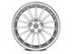 Coventry Wheels Whitley Hyper Silver with Mirror Cut Lip Wheel; 18x8.5 (21-24 Mustang Mach-E, Excluding GT)