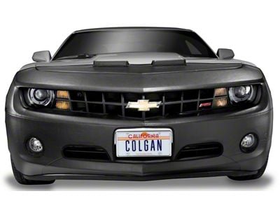 Covercraft Colgan Custom Original Front End Bra with License Plate Opening; Black Crush (14-15 Camaro SS)