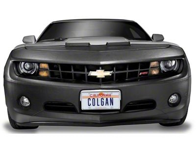 Covercraft Colgan Custom Original Front End Bra with License Plate Opening; Black Crush (19-24 Camaro SS)