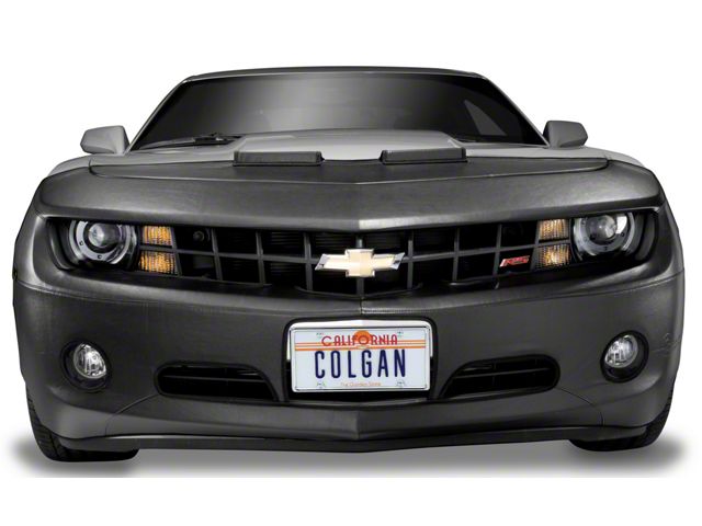 Covercraft Colgan Custom Original Front End Bra with License Plate Opening; Carbon Fiber (16-18 Camaro LT1)