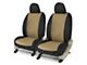 Covercraft Precision Fit Seat Covers Endura Custom Front Row Seat Covers; Tan/Black (16-24 Camaro Coupe w/o RECARO Seats)