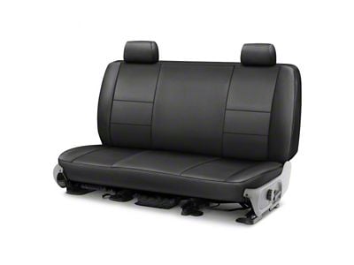 Covercraft Precision Fit Seat Covers Leatherette Custom Second Row Seat Cover; Black (10-15 Camaro Coupe)