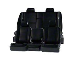 Covercraft Precision Fit Seat Covers Leatherette Custom Second Row Seat Cover; Black (94-02 Camaro)