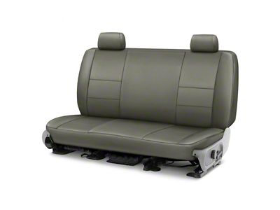 Covercraft Precision Fit Seat Covers Leatherette Custom Second Row Seat Cover; Medium Gray (10-15 Camaro Coupe)