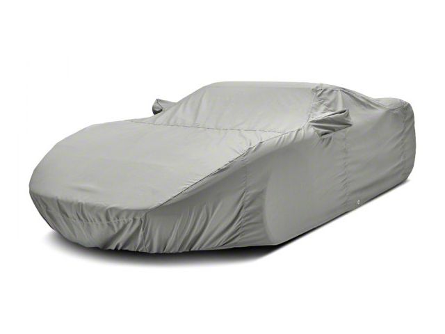 Covercraft Custom Car Covers Polycotton Car Cover with Antenna Pocket; Gray (10-13 Camaro Coupe; 14-15 Camaro ZL1 Coupe)