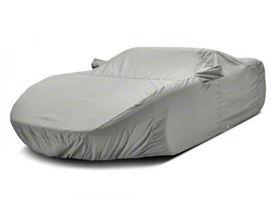 Covercraft Custom Car Covers Polycotton Car Cover; Gray (17-24 Camaro ZL1 Coupe w/ 1LE Package)