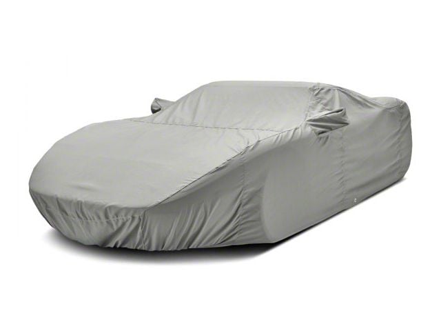 Covercraft Custom Car Covers Polycotton Car Cover; Gray (17-24 Camaro ZL1 Coupe w/o 1LE Package)