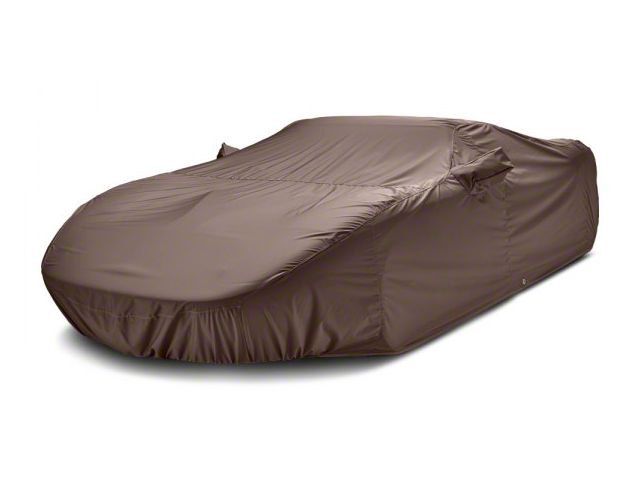 Covercraft Custom Car Covers WeatherShield HP Car Cover with Antenna Pocket; Taupe (10-13 Camaro Coupe; 14-15 Camaro ZL1 Coupe)