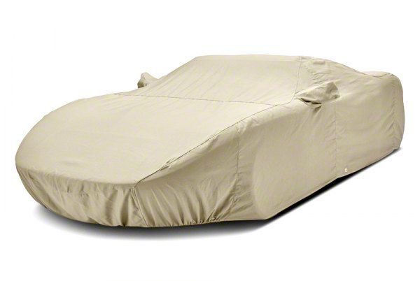 Covercraft Custom Car Covers Challenger Flannel Car Cover; Tan C18418TF  (08-23 Challenger, Excluding Widebody) - Free Shipping