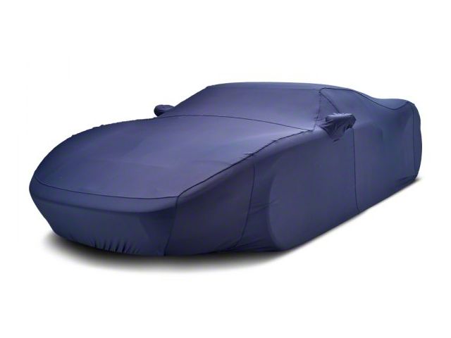 Covercraft Custom Car Covers Form-Fit Car Cover with Antenna Pocket; Metallic Dark Blue (08-23 Challenger, Excluding Widebody)