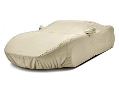 Covercraft Custom Car Covers Flannel Car Cover with Antenna Pocket; Tan (20-23 Charger Widebody w/o Rear Spoiler)