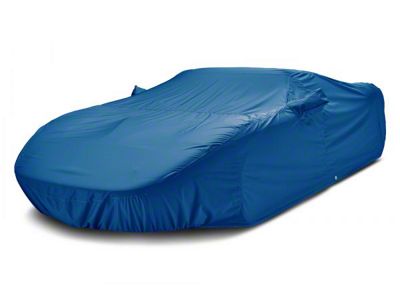 Covercraft Custom Car Covers WeatherShield HP Car Cover with Antenna Pocket; Bright Blue (20-23 Charger Widebody w/ Rear Spoiler)
