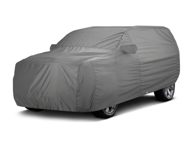 Covercraft Custom Car Covers Sunbrella Car Cover; Gray (20-24 Corvette C8 w/o Low Spoiler)