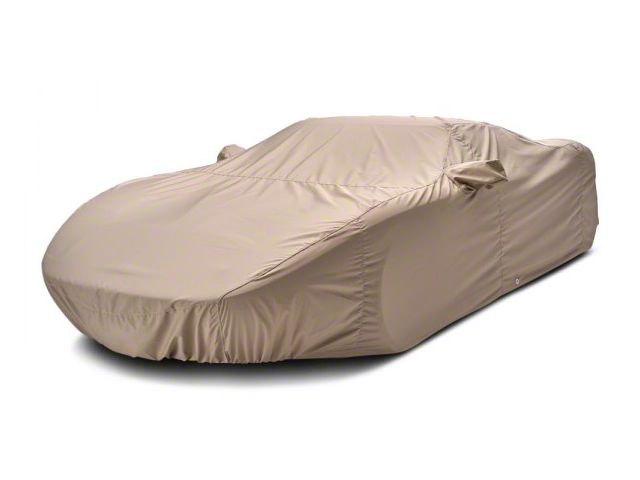 Covercraft Custom Car Covers Ultratect Car Cover; Tan (20-24 Corvette C8 w/o Spoiler)