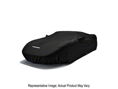 Covercraft Custom Car Covers WeatherShield HP Car Cover with Shelby Logo and without Antenna Pocket; Black (15-20 Mustang GT350R; 20-22 Mustang GT500 w/o Track Pack)