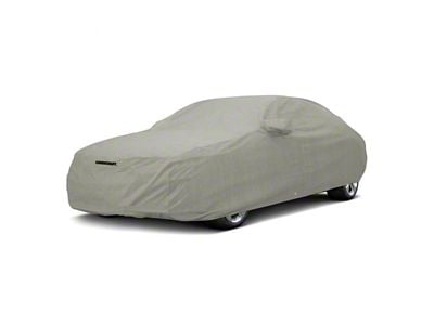Covercraft Custom Car Covers 3-Layer Moderate Climate Car Cover with Black Mustang 50 Years Logo (87-93 Mustang LX Coupe)
