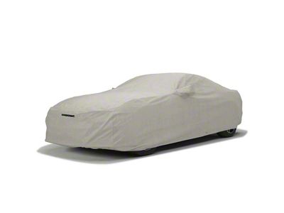 Covercraft Custom Car Covers 3-Layer Moderate Climate Car Cover; Gray (87-93 Mustang LX Coupe)