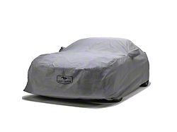 Covercraft Custom Car Covers 5-Layer Indoor Car Cover with Mustang 60th Anniversary Logo; Gray (87-93 GT Convertible, LX Convertible)