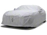 Covercraft Custom Car Covers 5-Layer Softback All Climate Car Cover with Antenna Pocket and Black Mustang Tri-Bar Logo; Gray (15-25 Mustang Convertible)