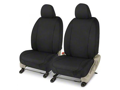 Covercraft Precision Fit Seat Covers Endura Custom Front Row Seat Covers; Black (94-98 Mustang V6)