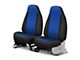 Covercraft Precision Fit Seat Covers Endura Custom Front Row Seat Covers; Blue/Black (83-93 Mustang Convertible)