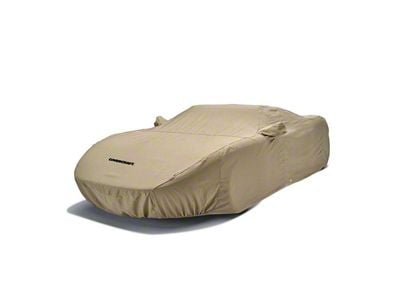 Covercraft Custom Car Covers Flannel Car Cover with Antenna Pocket; Tan (21-23 Mustang Mach 1 w/ Handling Package)