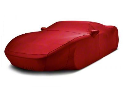 Covercraft Custom Car Covers Form-Fit Car Cover; Bright Red (87-93 Mustang LX Coupe)