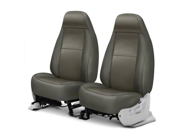 Covercraft Precision Fit Seat Covers Leatherette Custom Front Row Seat Covers; Stone (94-98 Mustang GT, Cobra)