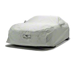 Covercraft Custom Car Covers 3-Layer Moderate Climate Car Cover with Antenna Pocket and Mustang 60th Anniversary Logo; Gray (15-25 Mustang Convertible)