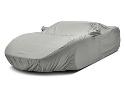 Covercraft Custom Car Covers Polycotton Car Cover; Gray (05-09 Mustang Coupe w/ Saleen Package)