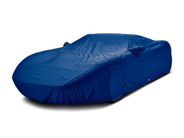Covercraft Custom Car Covers Sunbrella Car Cover without Antenna Pocket; Pacific Blue (15-24 Mustang Fastback, Excluding GT350 & GT500)
