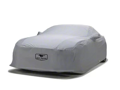 Covercraft Custom Car Covers WeatherShield HP Car Cover with Mustang 60th Anniversary Logo and without Antenna Pocket; Gray (15-20 Mustang GT350R; 20-22 Mustang GT500 w/o Track Pack)