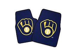 Coverking Printed Floor Mats with Milwaukee Brewers Logo (Universal; Some Adaptation May Be Required)