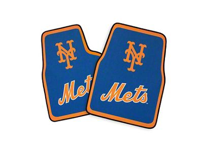 Coverking Printed Floor Mats with New York Mets Logo (Universal; Some Adaptation May Be Required)