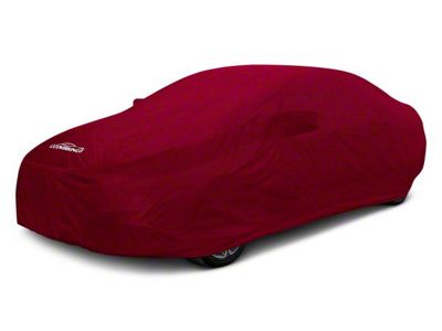 Coverking Stormproof Car Cover with Trunk Whip Fin Antenna Pocket; Red (2011 Camaro Convertible)