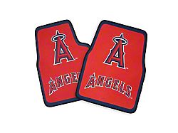 Coverking Printed Floor Mats with LA Angels Logo (Universal; Some Adaptation May Be Required)