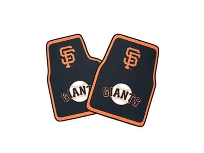 Coverking Printed Floor Mats with San Francisco Giants Logo (Universal; Some Adaptation May Be Required)