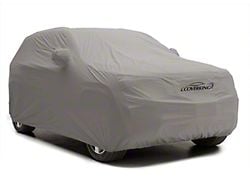 Coverking Autobody Armor Car Cover with Rear Roof Shark Fin Antenna Pocket; Gray (12-14 Charger)