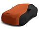 Coverking Satin Stretch Indoor Car Cover with Pocket for Rod-Style Roof Antenna; Black/Inferno Orange (08-10 Charger w/ Rear Spoiler)