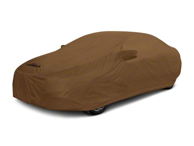 Coverking Stormproof Car Cover with Pocket for Rod-Style Roof Antenna; Tan (08-10 Charger w/o Rear Spoiler)
