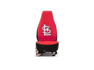 Coverking Universal Ultisuede Seat Cover with St Louis Cardinals Logo (Universal; Some Adaptation May Be Required)