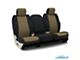 Coverking Neoprene Seat Covers; Tan/Black (05-11 Corvette C6 w/ Power Passenger Seat)