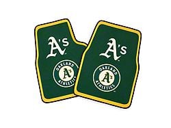 Coverking Printed Floor Mats with Oakland Athletics Logo (Universal; Some Adaptation May Be Required)