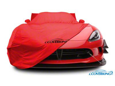 Coverking Satin Stretch Indoor Car Cover; Red (10-13 Corvette C6 Grand Sport, Z06, ZR1)