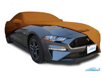 Coverking Satin Stretch Indoor Car Cover; Rust Orange (14-19 Corvette C7 Stingray Coupe)